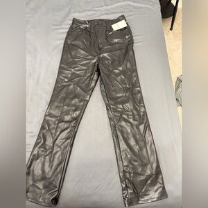 MOTHER Faux Leather Pants